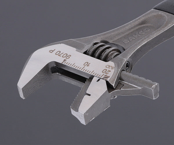 日本正規品 バーコ パイプレンチ兼用モンキーレンチ 最大口開き21mm ブラック仕上げ (9070P)(7314150103416) BAHCO