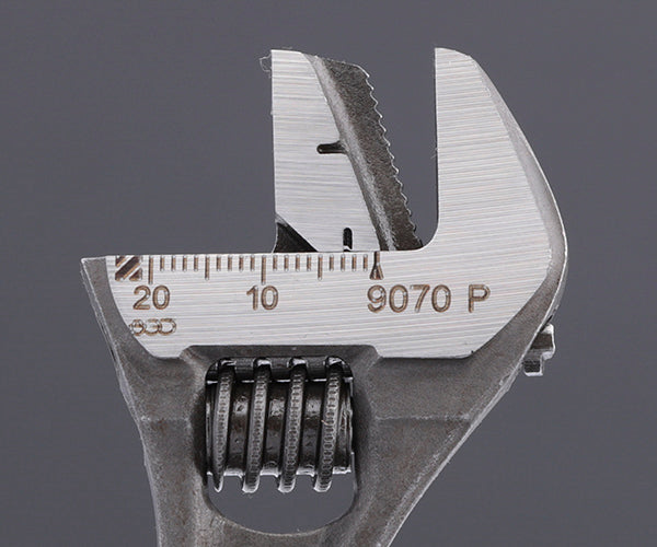 日本正規品 バーコ パイプレンチ兼用モンキーレンチ 最大口開き21mm ブラック仕上げ (9070P)(7314150103416) BAHCO