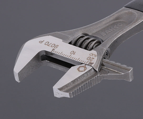 日本正規品 バーコ パイプレンチ兼用モンキーレンチ 最大口開き21mm ブラック仕上げ (9070P)(7314150103416) BAHCO