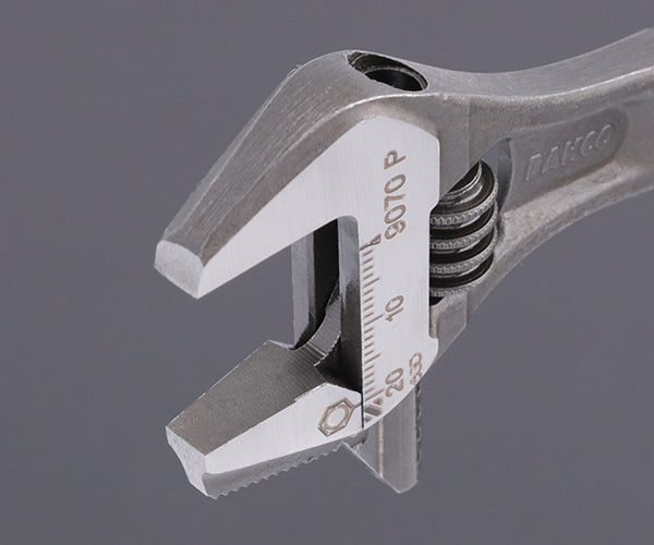 日本正規品 バーコ パイプレンチ兼用モンキーレンチ 最大口開き21mm ブラック仕上げ (9070P)(7314150103416) BAHCO