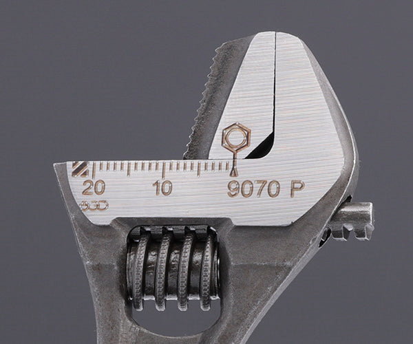 日本正規品 バーコ パイプレンチ兼用モンキーレンチ 最大口開き21mm ブラック仕上げ (9070P)(7314150103416) BAHCO