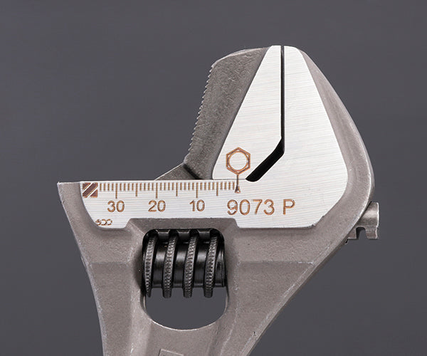 日本正規品 バーコ パイプレンチ兼用モンキーレンチ 最大口開き34mm ブラック仕上げ (9073P)(7314150101726) BAHCO