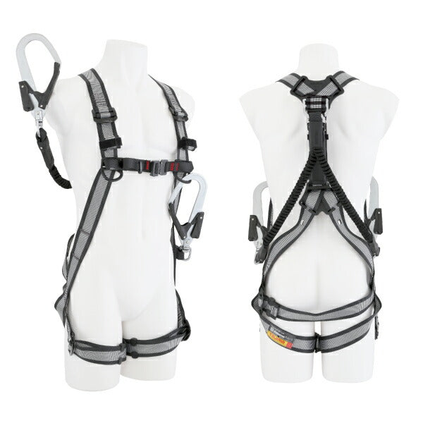 TAJIMA タジマ ハーネスGS 蛇腹 ダブルL2セット ライン白 (Mサイズ) A1GSMJR-WL2WH「墜落制止用器具の規格」適合品