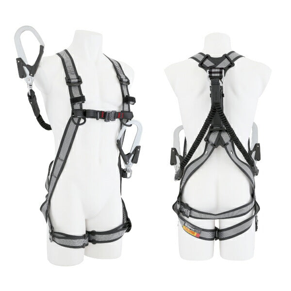 TAJIMA タジマ ハーネスGS 蛇腹 ダブルL2セット ライン白 (Sサイズ) A1GSSJR-WL2WH「墜落制止用器具の規格」適合品