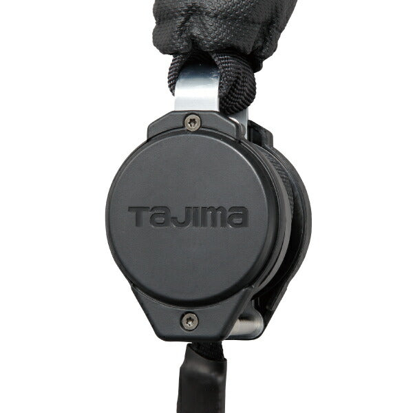 TAJIMA タジマ ハーネス用ランヤード VR150L ダブルL8 (A1VR150L-WL8) ロック装置付き巻取リール フルハーネス型用