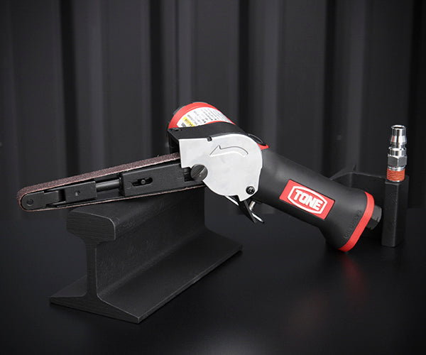 TONE エアベルトサンダー 10×330mm ホース取付口Rc1/4 (ABS10)(4953488403145) トネ