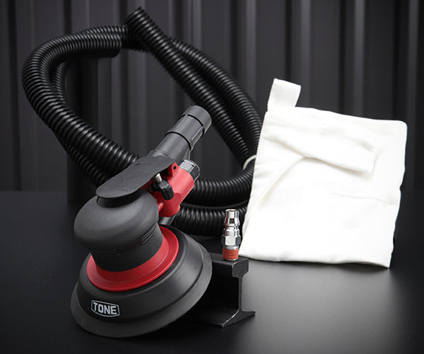 TONE エアーダブルアクションサンダー ペーパーサイズ125mm 全長219mm (ADS50MS)(4953488392739) トネ