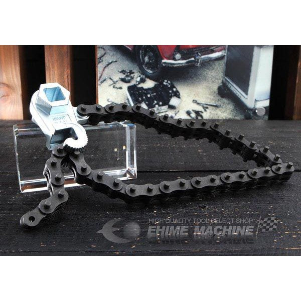 京都機械工具のチェーン型オイルフィルターレンチの画像1