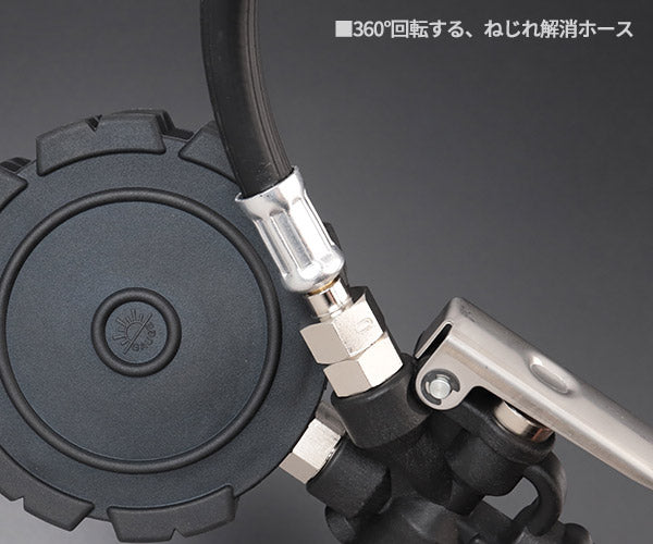 アサヒ 赤針モデル ゲージボタルEX600 細口ソケットチャックセット 乗用車・バン向け 600kPa タイヤゲージ 日本製 特別仕様 (AGE-600R-F48)(4940995774042) ASAHI 旭産業