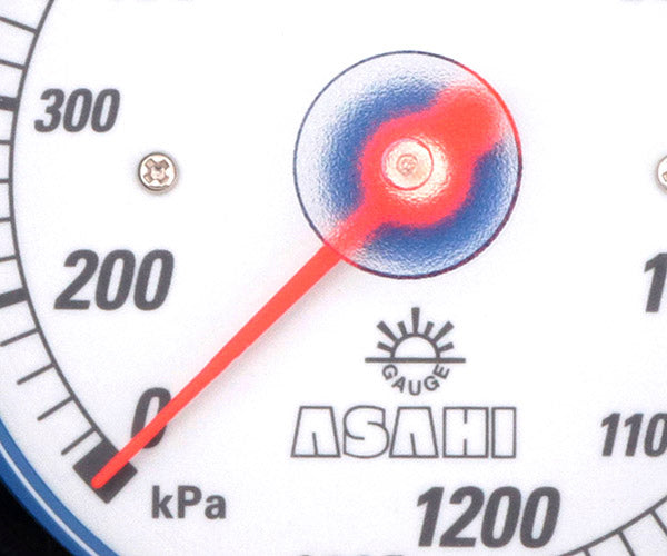 [赤針モデル] ASAHI AGE-SHFR ゲージボタルEX1200 TBチャックセット トラック・バス向け ダブルチャック 手放し可 1200kpa アサヒ