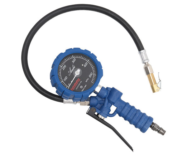 Autobah AGE8055RB-3 ロイヤルブルー タイヤゲージ 550kPa クリップチャック仕様