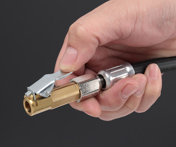 Autobah AGE8055RB-3 ロイヤルブルー タイヤゲージ 550kPa クリップチャック仕様