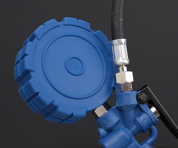 Autobah AGE8055RB-3 ロイヤルブルー タイヤゲージ 550kPa クリップチャック仕様