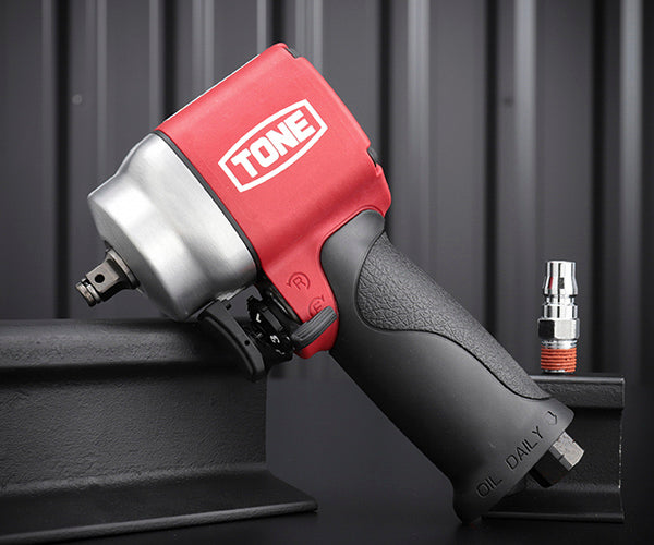 TONE エアーインパクトレンチ(ショートタイプ) 能力ボルト径12mm 差込角9.5mm (AI3121)(4953488423112) トネ
