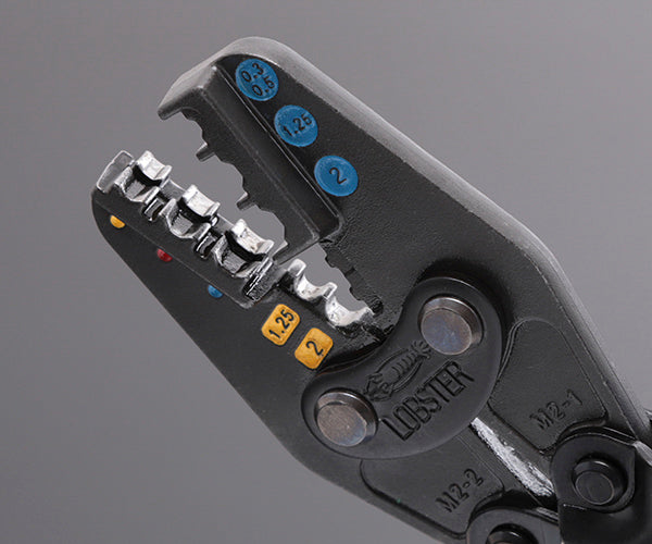 ロブテックス AKM2 マルチミニ圧着工具 絶縁被覆付圧着端子・スリーブ/裸圧着端子・裸圧着スリーブ用 工具 エビ ロブスター LOBSTER LOBTEX