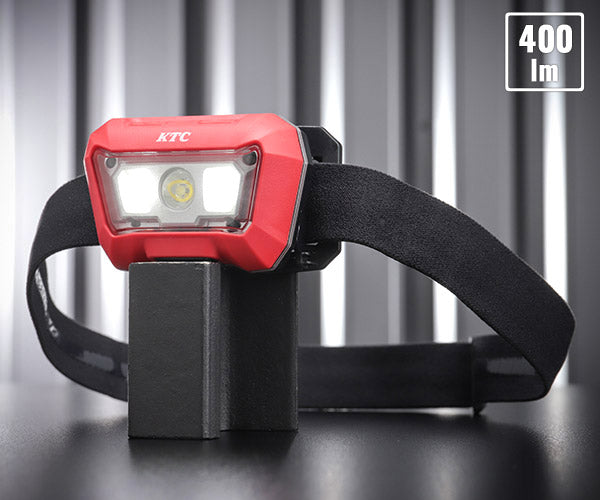 KTC AL813M 充電式LEDヘッドライト 400lm モーションセンサー LED作業灯 広角・スポット切替