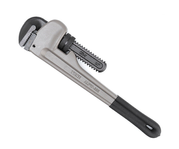 TONE パイプレンチ(アルミ製) 全長327mm 口開き70mm (ALPW-350)(4953488406856) トネ