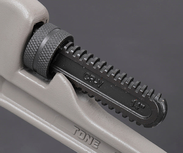 TONE パイプレンチ(アルミ製) 全長327mm 口開き70mm (ALPW-350)(4953488406856) トネ