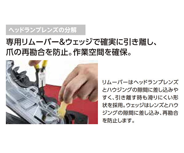 KTC ATP6015 ヘッドランプレンズ交換ツールセット ヘッドライトレンズ取外し ヘッドライト脱着