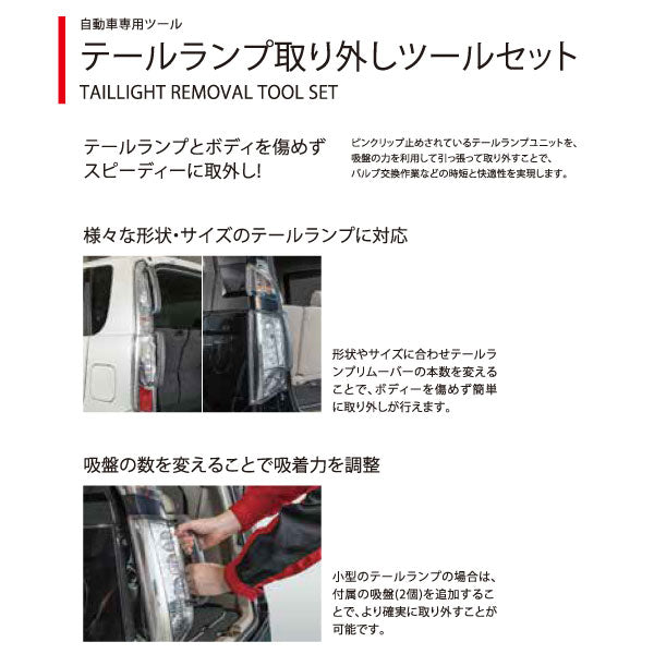 KTC テールランプ取り外しツールセット ケース付 ATP7014 工具 自動車 整備