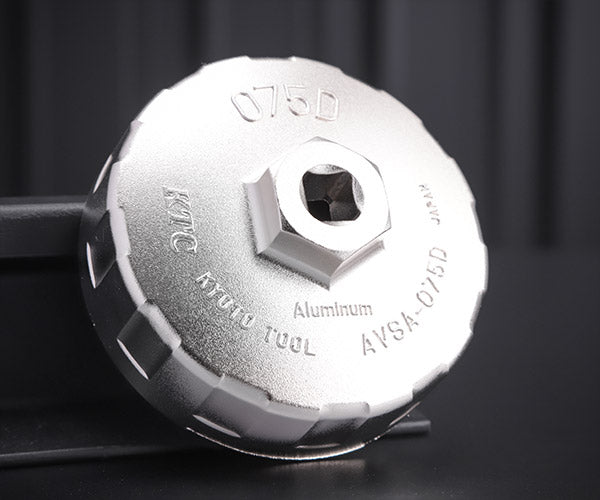 KTC AVSA-075D カップ型オイルフィルタレンチ (マツダ品番SH01-14-302A 東京濾器製用)