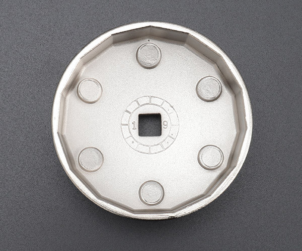 KTC カップ型オイルフィルターレンチ 差込角9.5mm(9.5sq.)(3/8) 15角 (AVSA-076)(4989433204932) 京都機械工具