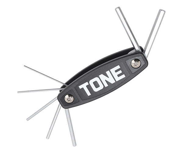 TONE 六角棒レンチ(ナイフ式) ナイフレンチ セット内容1.5、2、2.5、3、4、5、6mm (AW701)(4953488430356) トネ