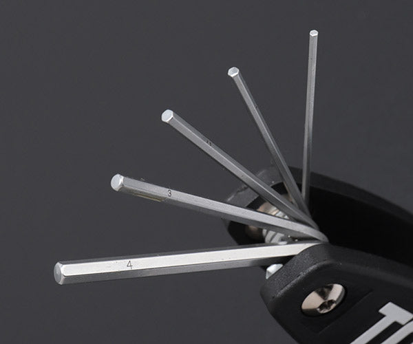 TONE 六角棒レンチ(ナイフ式) ナイフレンチ セット内容1.5、2、2.5、3、4、5、6mm (AW701)(4953488430356) トネ