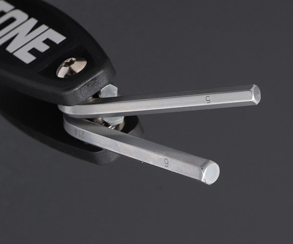 TONE 六角棒レンチ(ナイフ式) ナイフレンチ セット内容1.5、2、2.5、3、4、5、6mm (AW701)(4953488430356) トネ