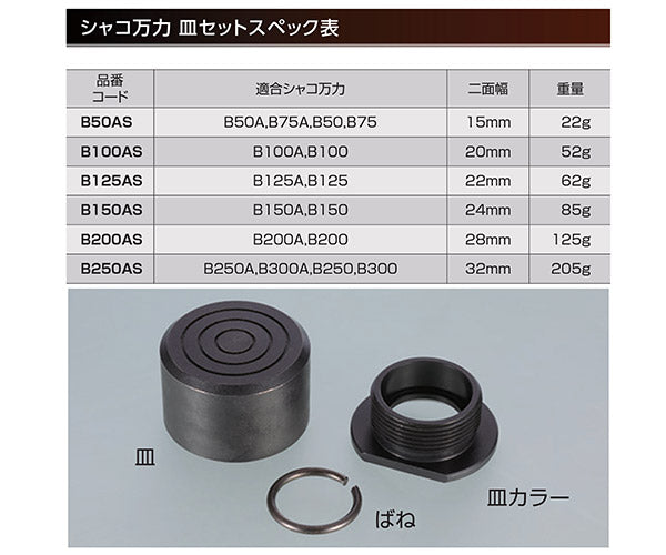 ロブテックス B100AS B型シャコ万力 皿セット エビ LOBSTER ロブスター エビ印工具 LOBTEX 工具