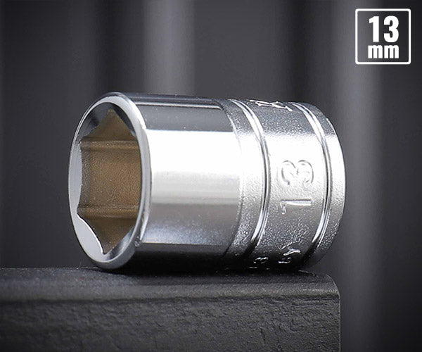 KTC ソケット 差込角9.5mm(9.5sq.)(3/8) サイズ13mm 六角 (B3-13)(4989433129556) 京都機械工具
