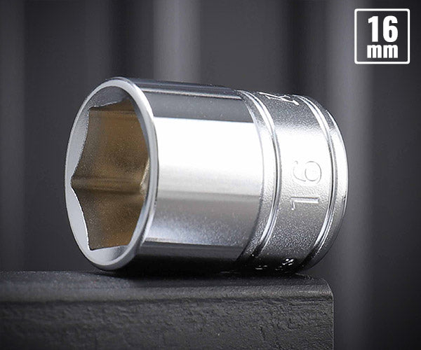 【ワケあり特価品】(状態A) KTC B3-16-230125 ソケット サイズ16mm 全長26mm 差込角9.5mm(9.5sq.)(3/8) 京都機械工具