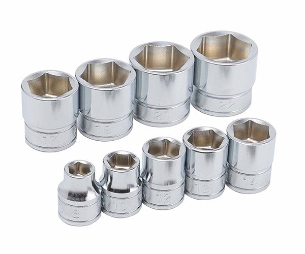 KTC B3-9P ソケット9点セット 9.5sq(3/8) B3-08/10/12/13/14/17/19/21/22 BR390対応 エヒメマシンオリジナルセット 定価合計8,602円(税込/2025-09-23時点)