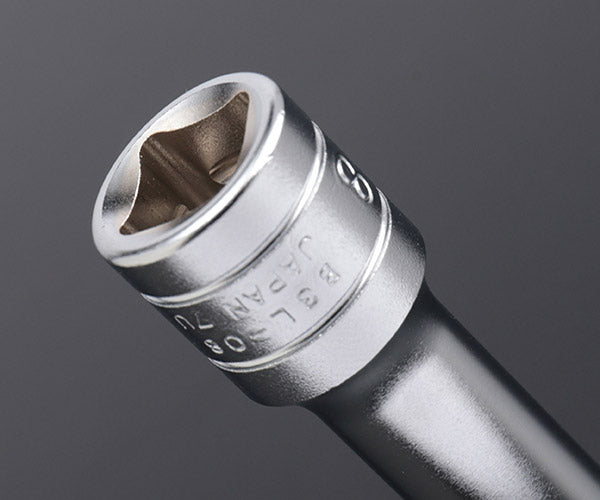 KTC ディープソケット 差込角9.5mm(9.5sq.)(3/8) サイズ8mm 六角 (B3L-08)(4989433129884) 京都機械工具