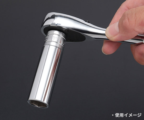 KTC ディープソケット 差込角9.5mm(9.5sq.)(3/8) サイズ14mm 六角 (B3L-14)(4989433130002) 京都機械工具