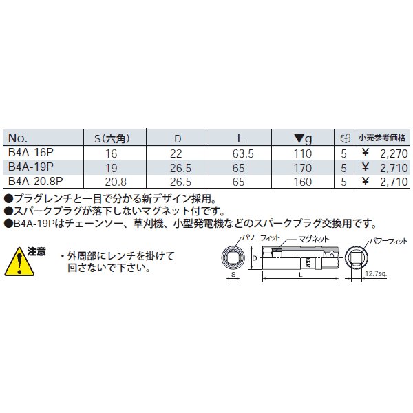 京都機械工具のプラグレンチの画像2