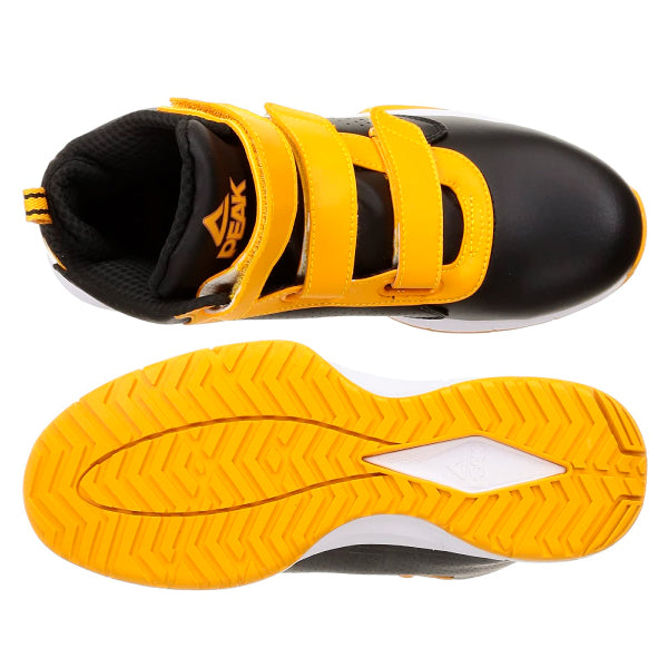 PEAK SAFETY セーフティシューズ BAS-4510 ホワイト×バイオレット ブラック×イエロー グリーン×カーキ 安全靴 ピーク おしゃれ かっこいい 作業靴 スニーカー 鋼鉄先芯