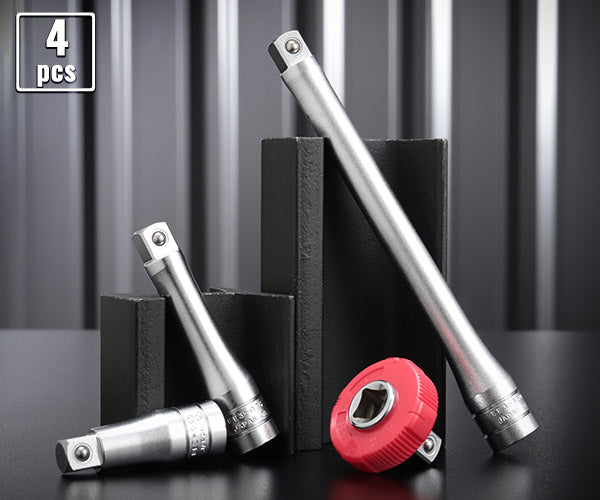 KTC BE3-4PQ エクステンションバー + クイックスピンナ 4点セット (BE3-050,075,150,BE3-Q) 差込角9.5mm(9.5sq.)(3/8) エヒメマシンオリジナルセット