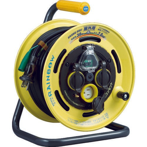 HATAYA(ハタヤ) レインボーリールブレーカー付 30m アース付