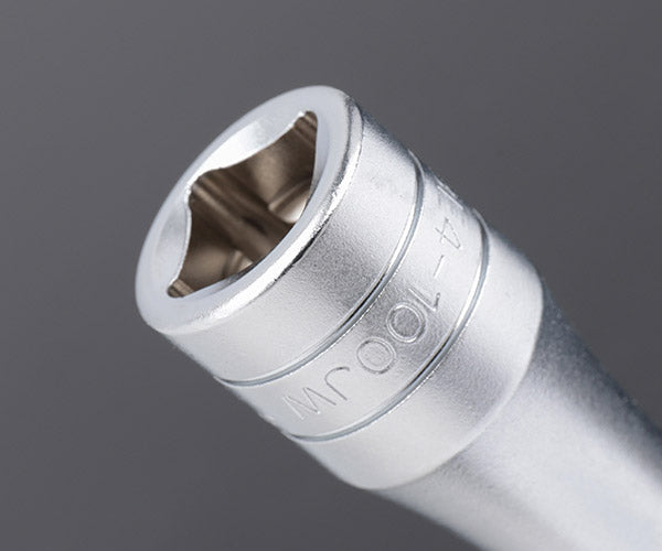 KTC 首振りエクステンションバー 差込角12.7mm(12.7sq.)(1/2) 全長100mm (BE4-100JW)(4989433606170) 京都機械工具