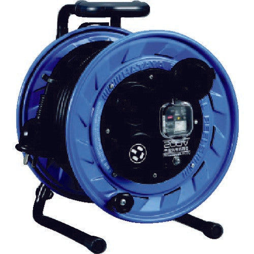 HATAYA(ハタヤ) 三相200V型屋外用コードリール 20m アース・ブレーカー付