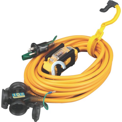 HATAYA(ハタヤ) BFX延長コード 3口コンセントタイプ ブレーカー付