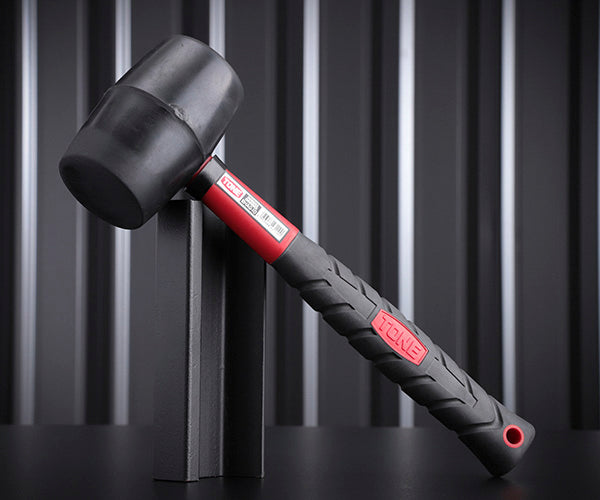 TONE ゴムハンマー 1.0ポンド 全長300mm (BHAG-10)(4953488431100) トネ