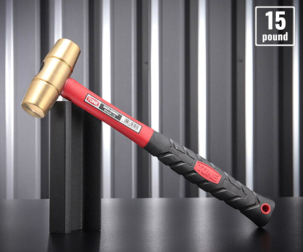 TONE 真鍮ハンマー 全長330mm (BHAR-15)(4953488431131) トネ