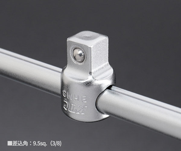 【ワケあり特価品】(状態A) KTC BHM3-222-240237 スライドヘッドハンドル 差込角9.5mm(9.5sq.)(3/8) ハンドル幅200mm 京都機械工具