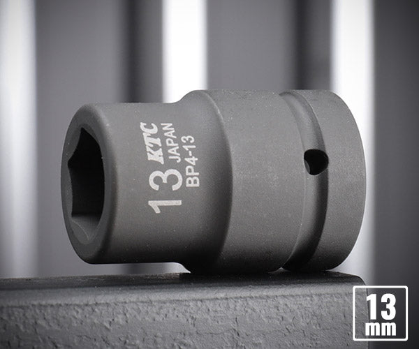 KTC インパクトソケット 差込角12.7mm(12.7sq.)(1/2) サイズ13mm 六角 (BP4-13)(4989433149929) 京都機械工具