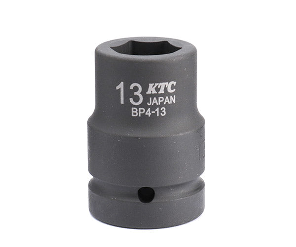 KTC インパクトソケット 差込角12.7mm(12.7sq.)(1/2) サイズ13mm 六角 (BP4-13)(4989433149929) 京都機械工具
