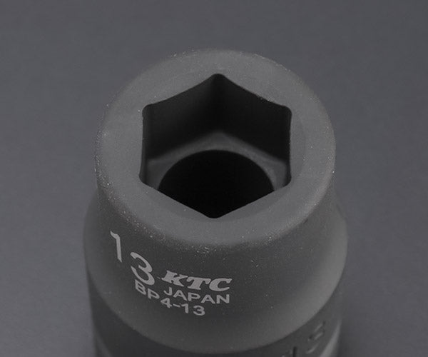 KTC インパクトソケット 差込角12.7mm(12.7sq.)(1/2) サイズ13mm 六角 (BP4-13)(4989433149929) 京都機械工具