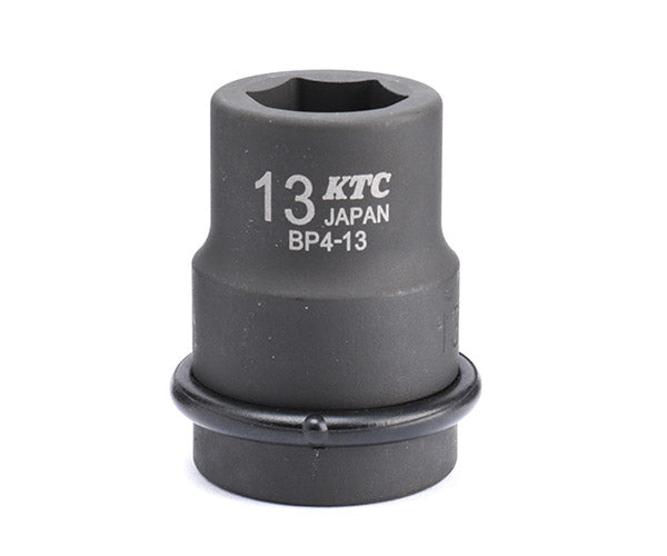 KTC インパクトソケット 差込角12.7mm(12.7sq.)(1/2) サイズ13mm 六角 ピン・リング付 (BP4-13P)(4989433150567) 京都機械工具