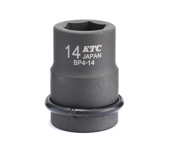 KTC インパクトソケット 差込角12.7mm(12.7sq.)(1/2) サイズ14mm 六角 ピン・リング付 (BP4-14P)(4989433150574) 京都機械工具
